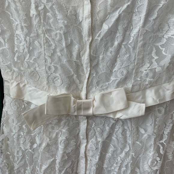 Vintage Wedding Dress- Emma Domb of California 1950s vintage size Medium - Picture 9 of 12